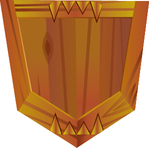 Wood league badge